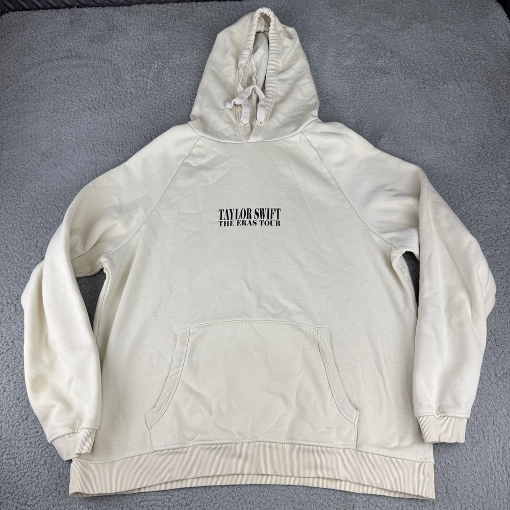 Taylor Swift The Eras Tour Hoodie Mens Large Concert Pullover Sweatshirt Album T